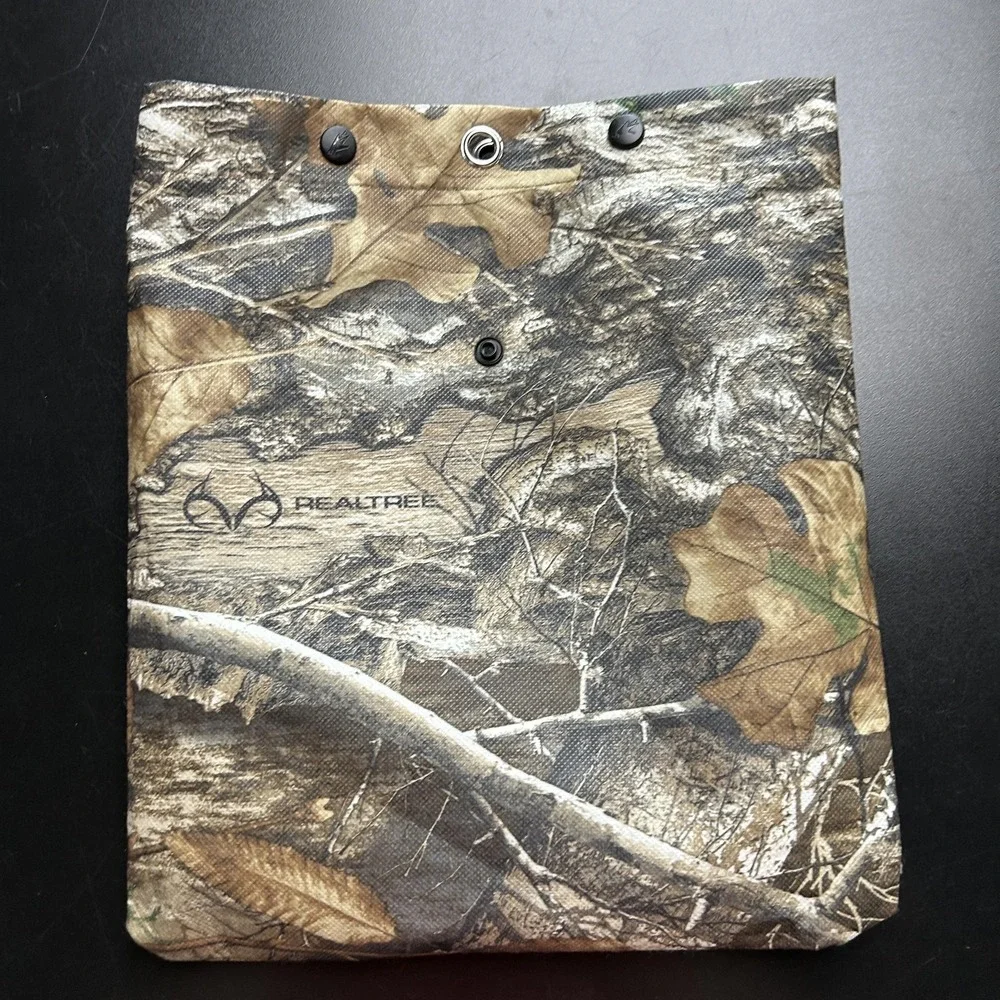 Frogg Toggs Camo Utility Pouch Realtree Brown Hunting Gear Bag One Size Snap